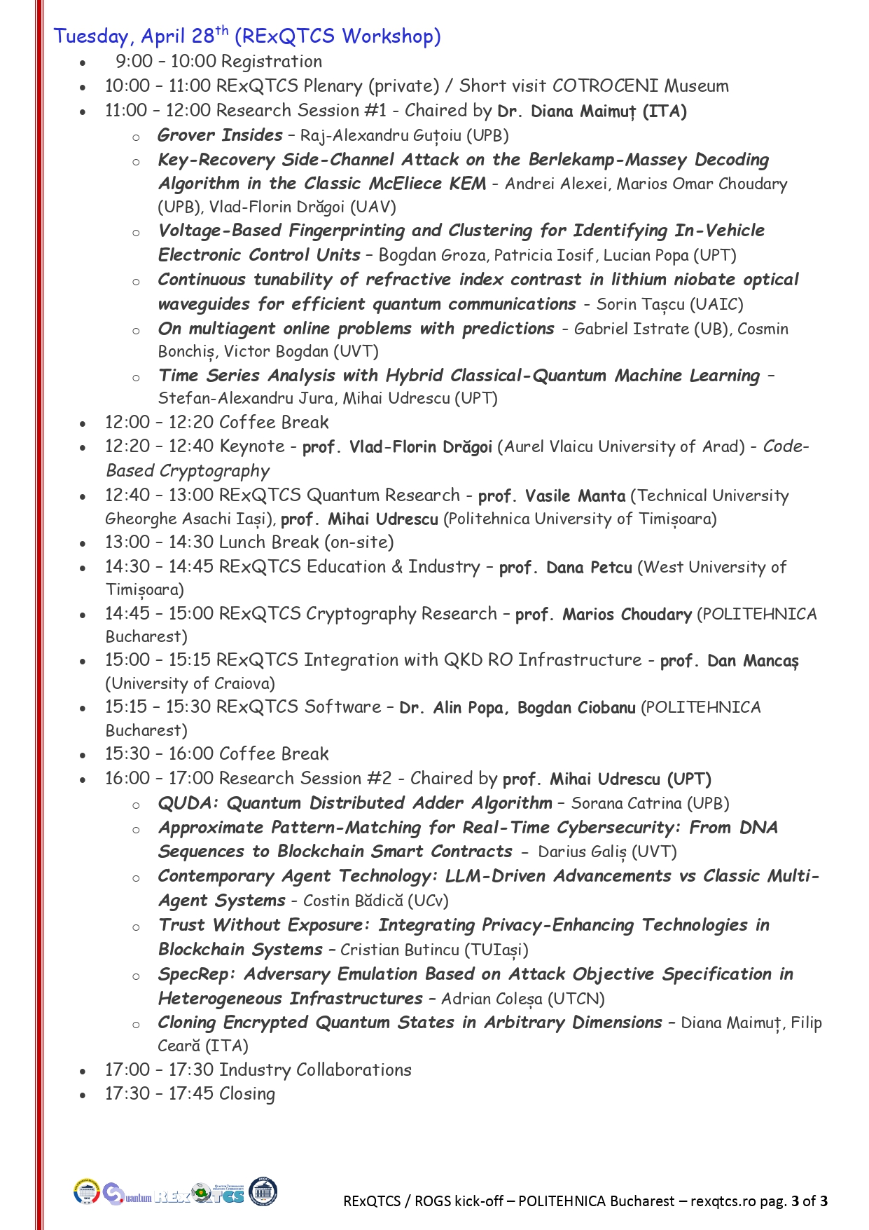 Agenda